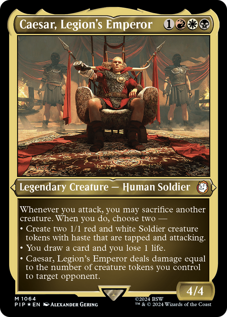 Caesar, Legion's Emperor (Display Commander) [Fallout]